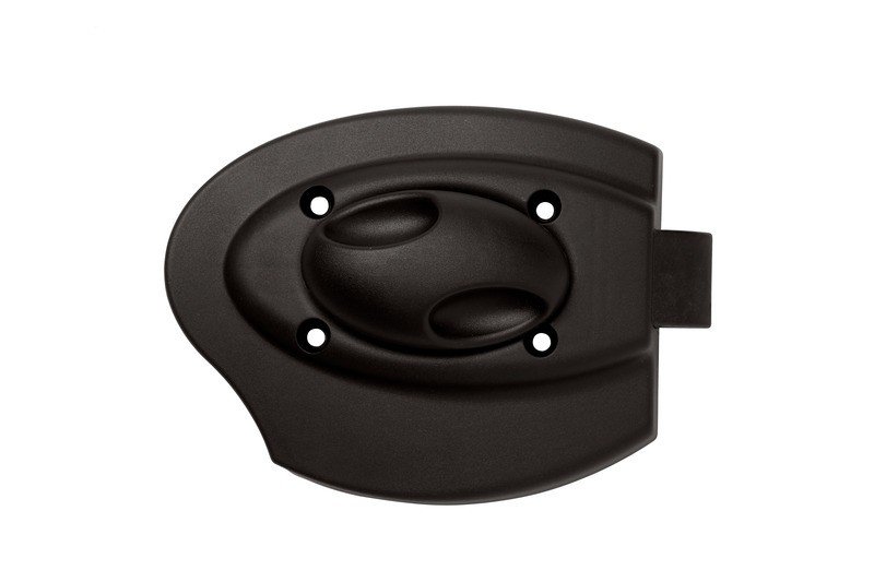 Interior grip for motor-homes and caravans right, without cylinder and key, blac