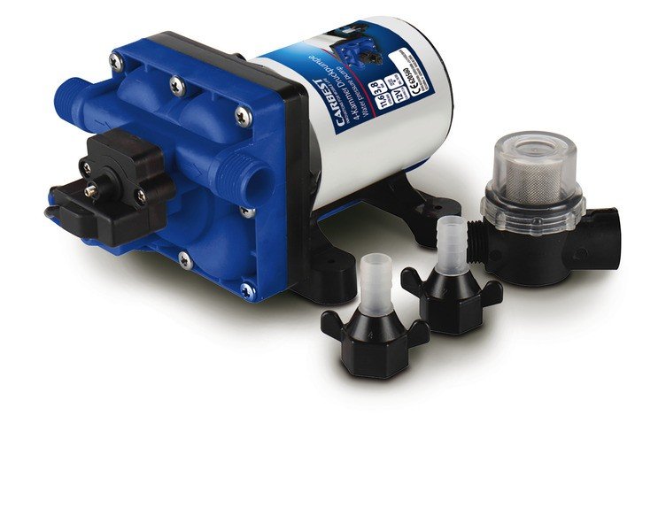Survepump, 12V, 11,3L/min, 3,8bar, 3,5A