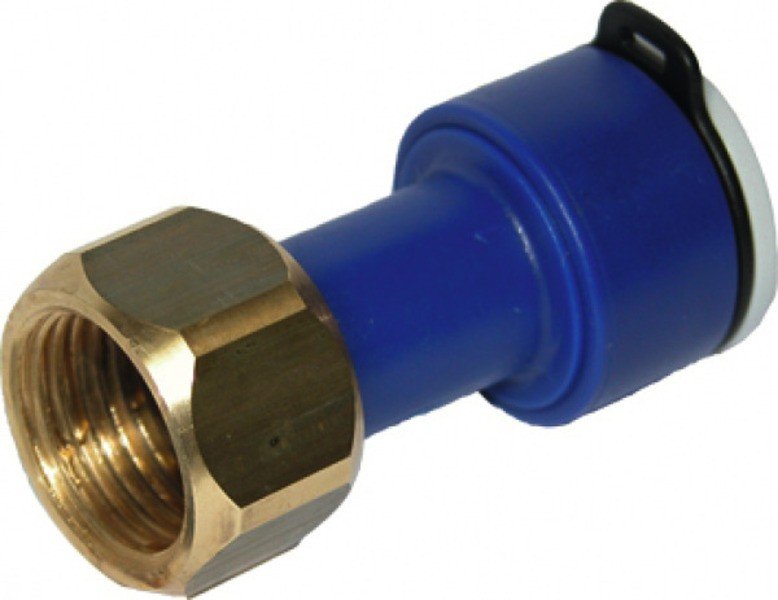 Veeühendus, sirge, 12mm voolik, 1/2" mutter