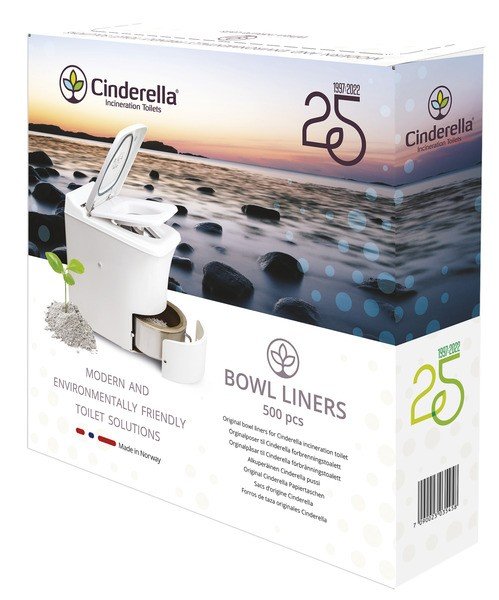 Cinderella tualettruumi kotid, 500tk