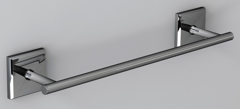 towel rail stainless steel chrome plated, 356x75x56mm