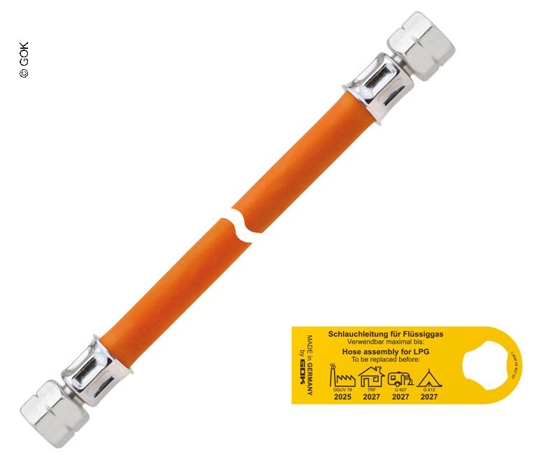 Gas hose 150cm to -20 degrees winterproof