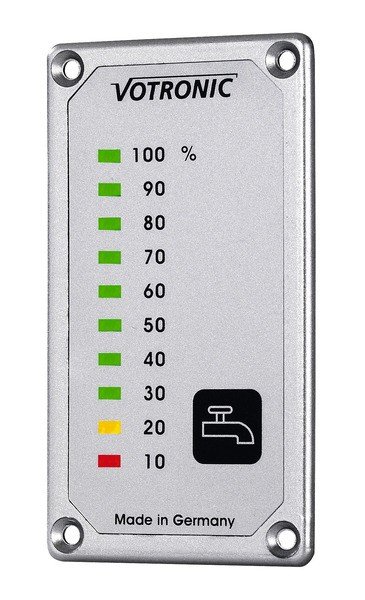 Fresh water-fuel indicator 12V/24V, without sensor