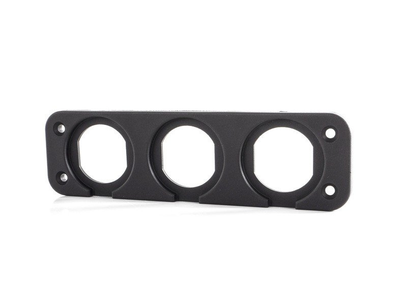 Mounting frame triple entry