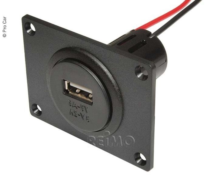USB socket 12-24/5V with USB 3A
