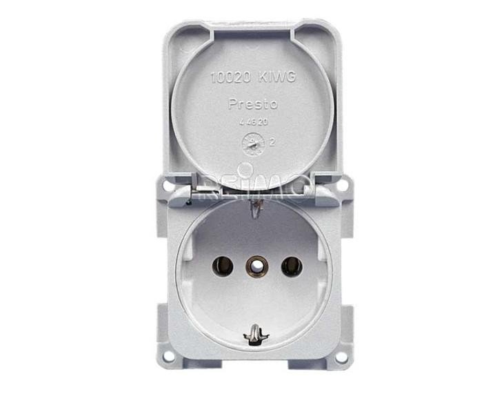 socket outlet 230V - slate