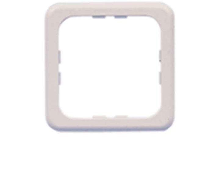 Socket outlet single frame white, loose