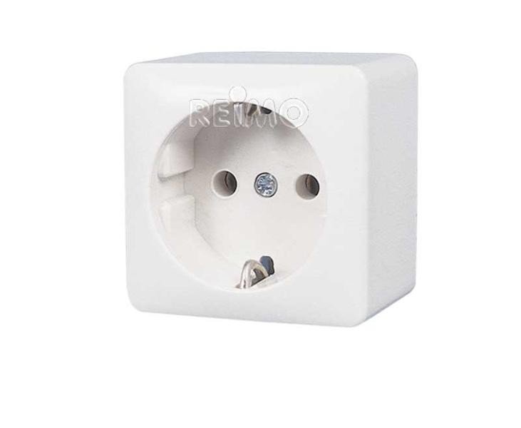 Surface mount 230V white lo