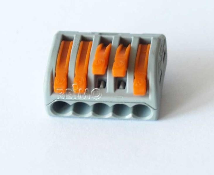 Connection clamp 5-fold