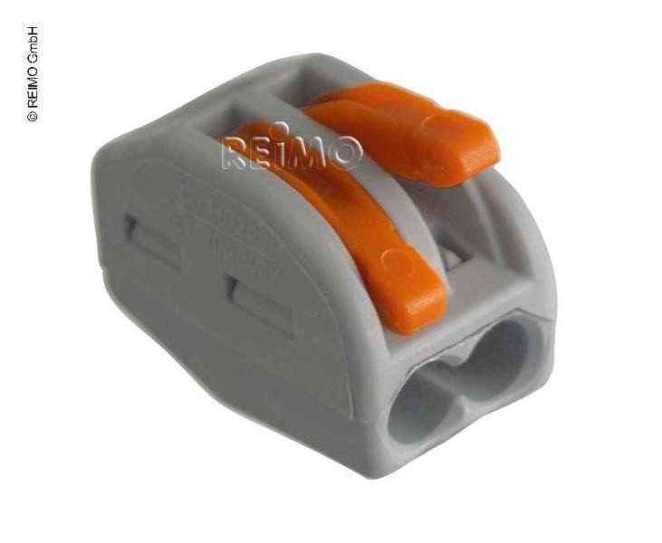 Connection clamp 2-fold