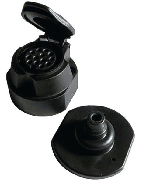 13-pole trailer socket with switch-off contact for rear fog light