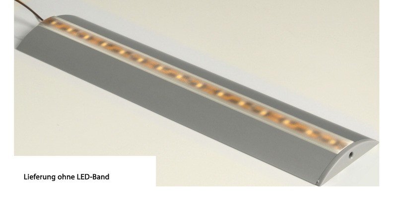 Profile for LED strips length 1.5m, semicircular