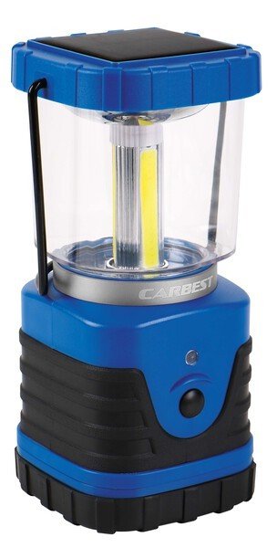 Camping light COB, Solar/USB/DC, 2x2000mAh battery, 500 lumen, 82x82x82mm