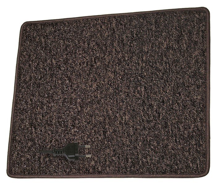 Heating carpet 60x100cm, 230V/70W, brown