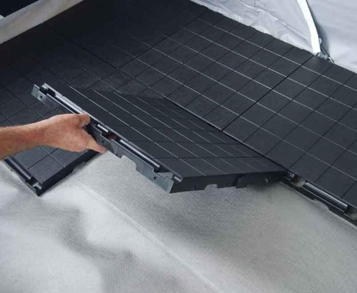 Ikafloor floor covering front element bevelled