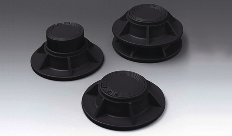 Froli support feet, set of 2, black