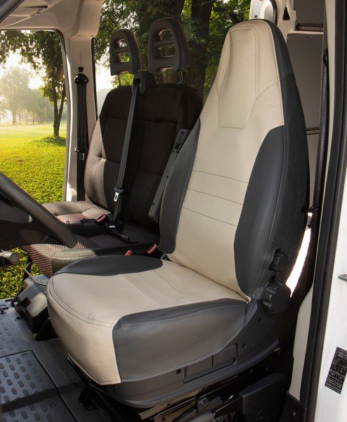 Ducato seat cover with headrest