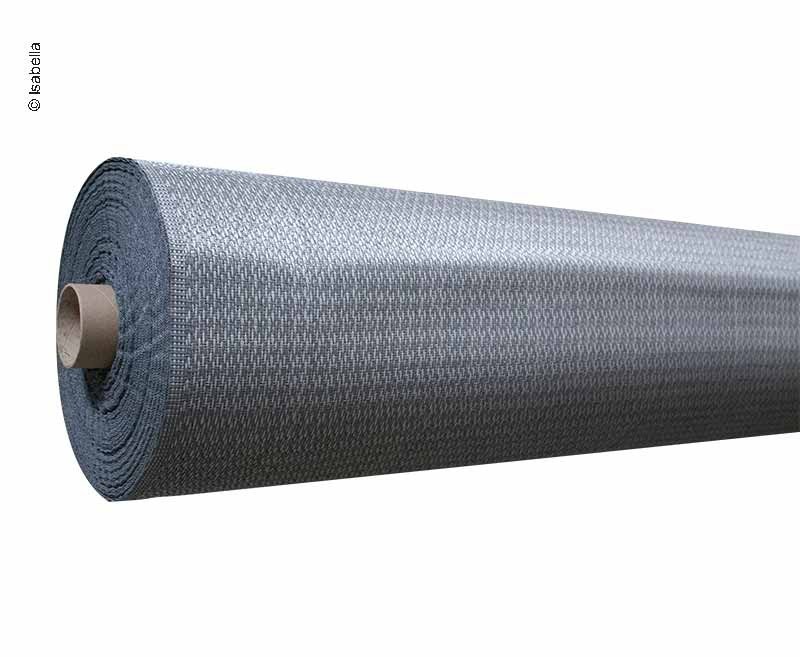 Awning carpet Isabella Design Flint 50m roll dark grey