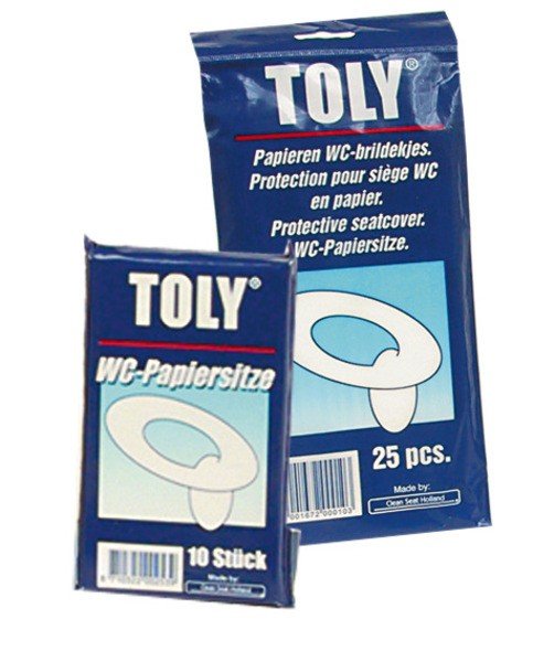 Paberkaitse Toly WC-poti prilllauale, 10 tk