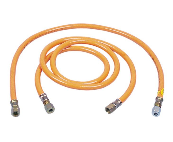 Gas hose 40 cm, 1/4 inch on both sides