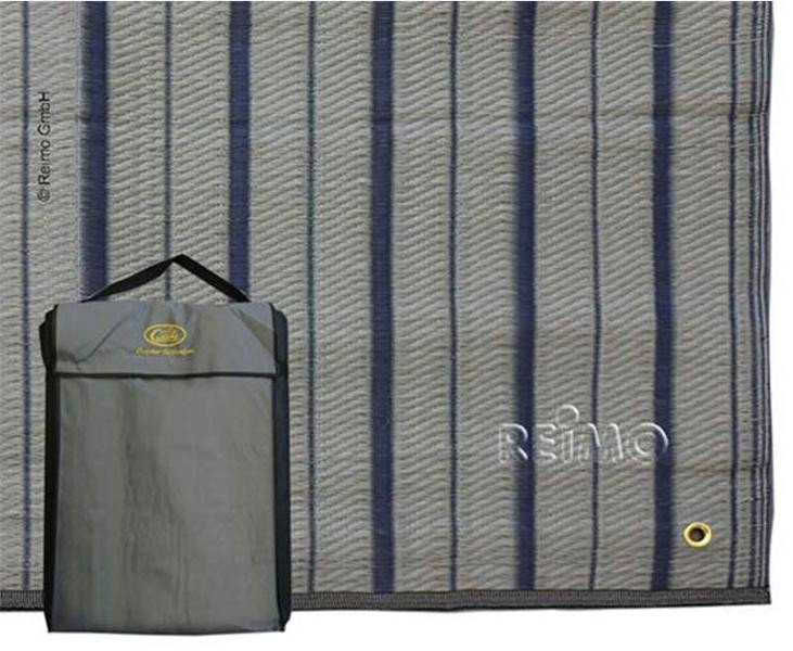 Markiisialune vaip Villa, 3,9x2,5m, sinine-hall, kotiga