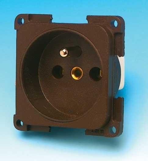 Plug-in 230V brown F