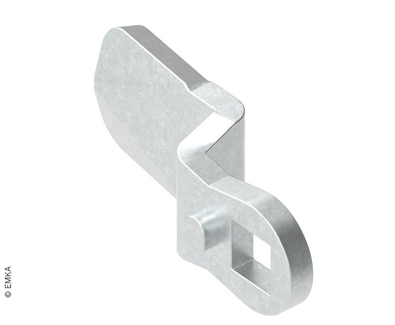 Tongue for door lock, height. 28mm, length: 45mm