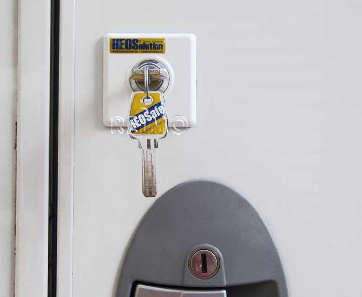 Door locking device Additional lock 5xsynchronous locking, structure