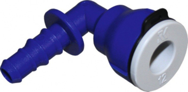 Veeühendus 90kraadi, 12mm voolikule 1 / tk.