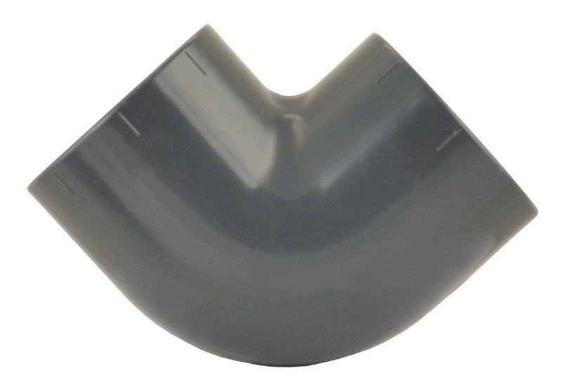 Tube connector 40mm angled 90Â°