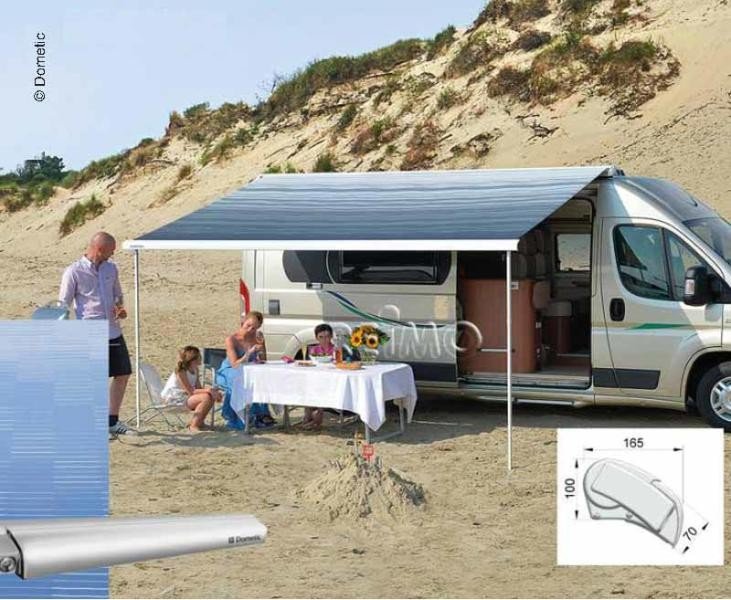Perfect Roof 2500, 4m case silver cloth Horizon Blue