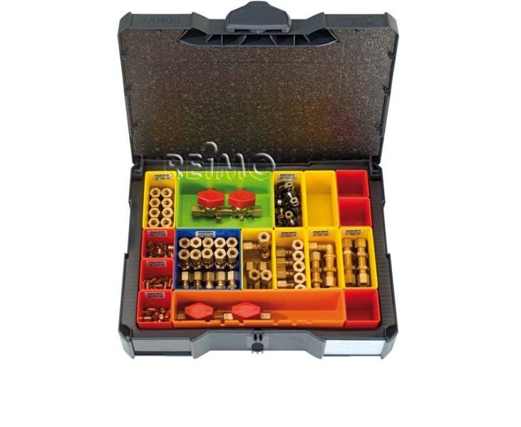 System case for the mounting and maintenance of liquid gas systems.