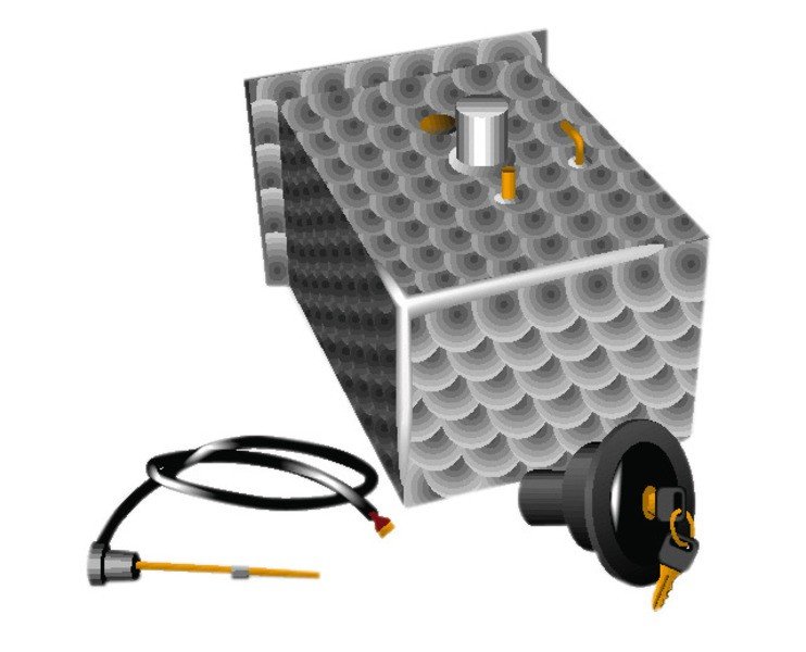 Steel fuel tank 20 litres