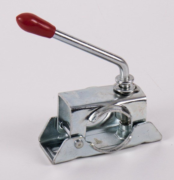 Clamp D 48 mm cast iron, galv. galvanized