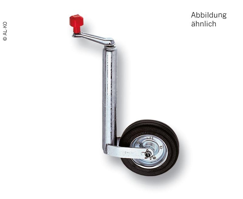 support wheel 200x50mm,D 48 mm, solid rubber with steel rim