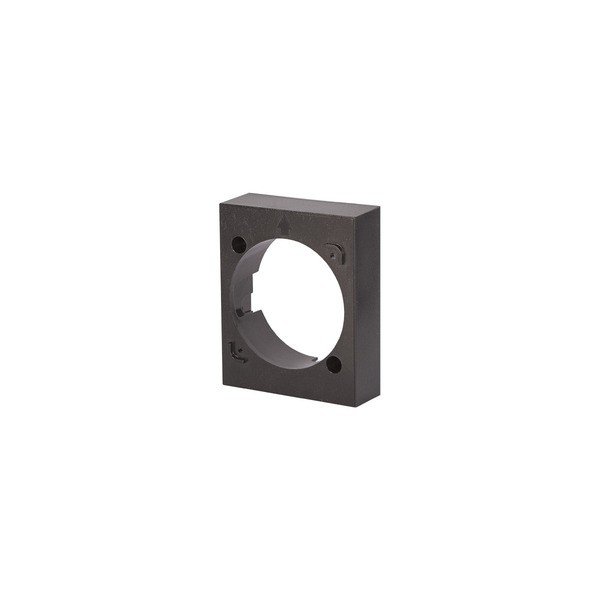 Surface-mounted frame for control unit