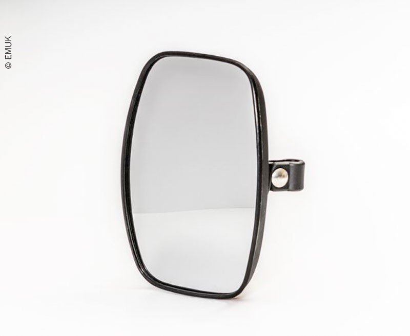 Spare mirror head XL black, 200x140mm