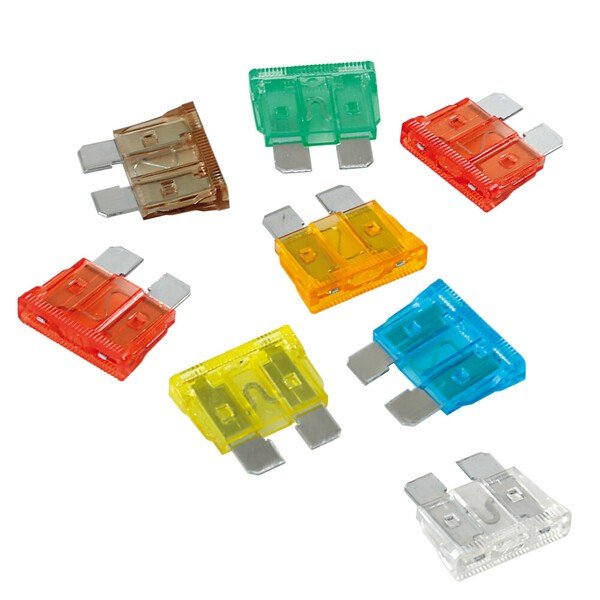 Lamellar fuses - Various current strengths - Set of 80