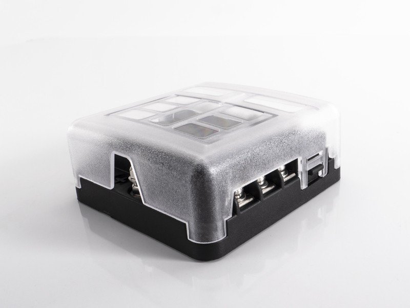 Fuse holder 6-fold