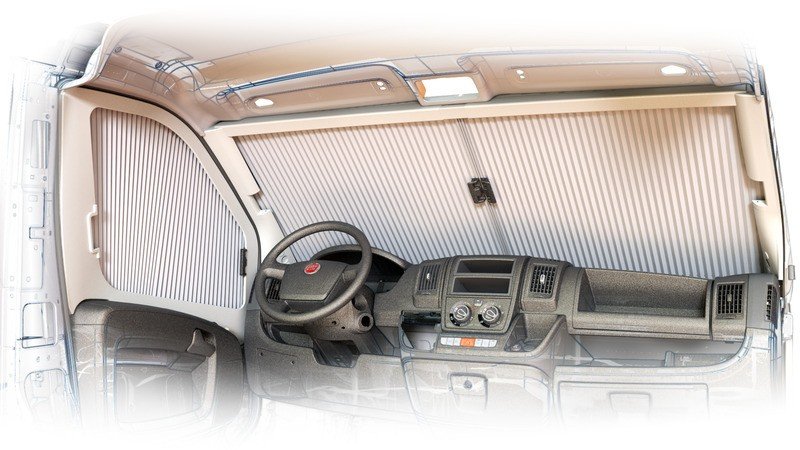 Esiklaasi- ja küljeaknade rulookardin ECLIPSE, Ducato X290 alates 15