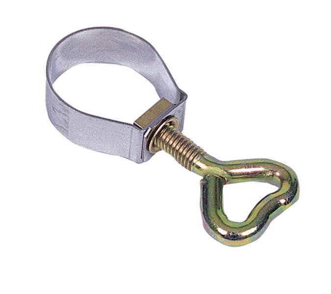 Pipe clamp with screw