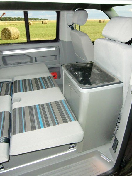 VW T6, VW T5 California Beach France kitchen pod anthracite