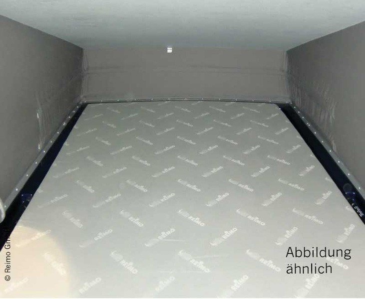 VW T6, VW T5 pop top bed Easy-Fit SWB front pop up, light grey laminated plywood