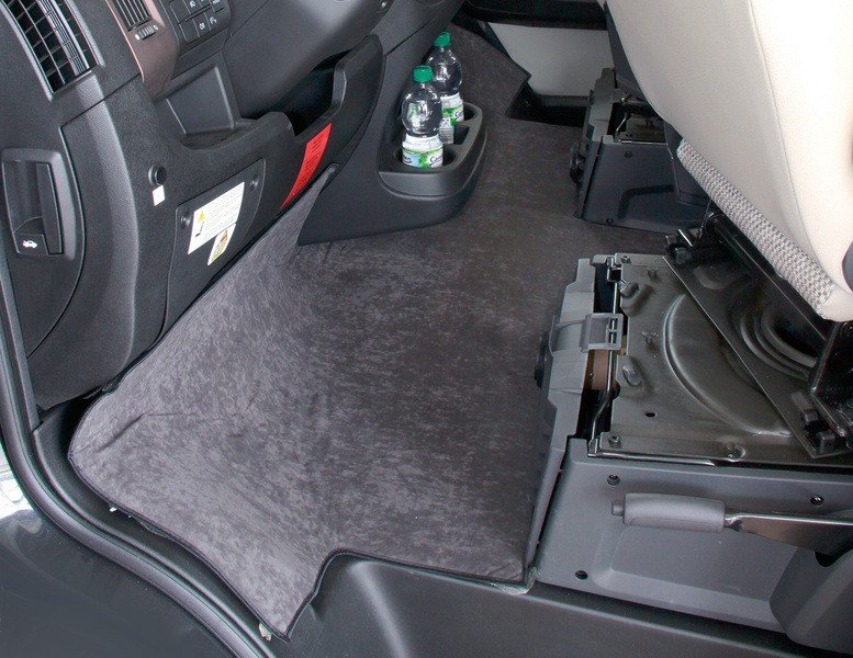 Footwell insulation Ducato type 250 from 2014 onwards, tub shape, anthracite
