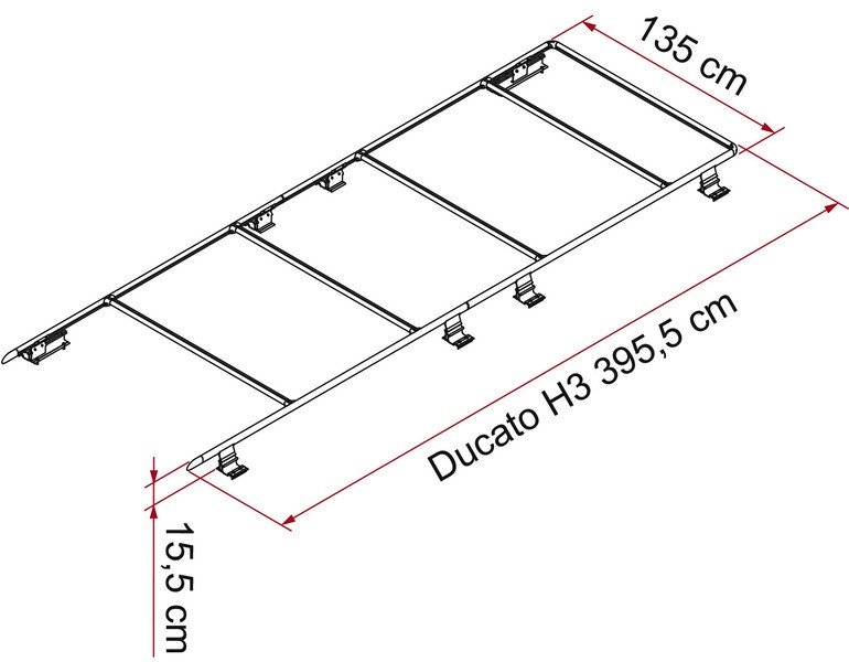 Katusereeling Ducato 2006 H3