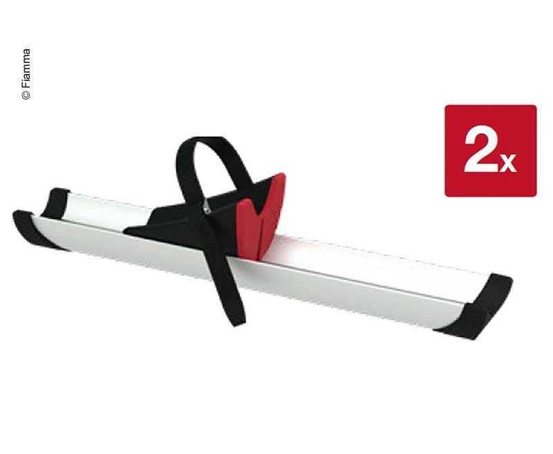 Kit Rail Premium 48, fourth two-piece track Carry-Bike VW T5/T6 Pro silver