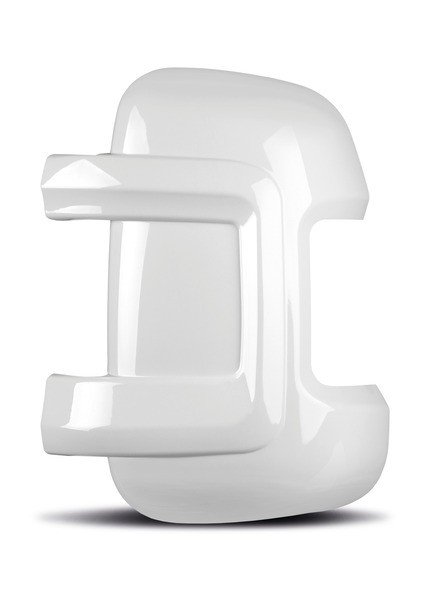 Mirror protector set Fiat Ducato, short Verion, white