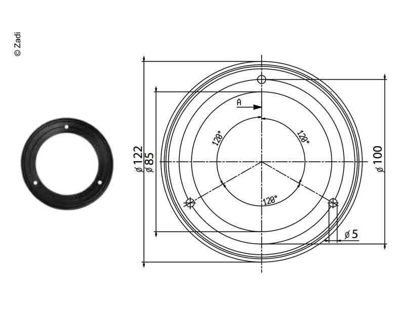 Tihend 123x84mm, must