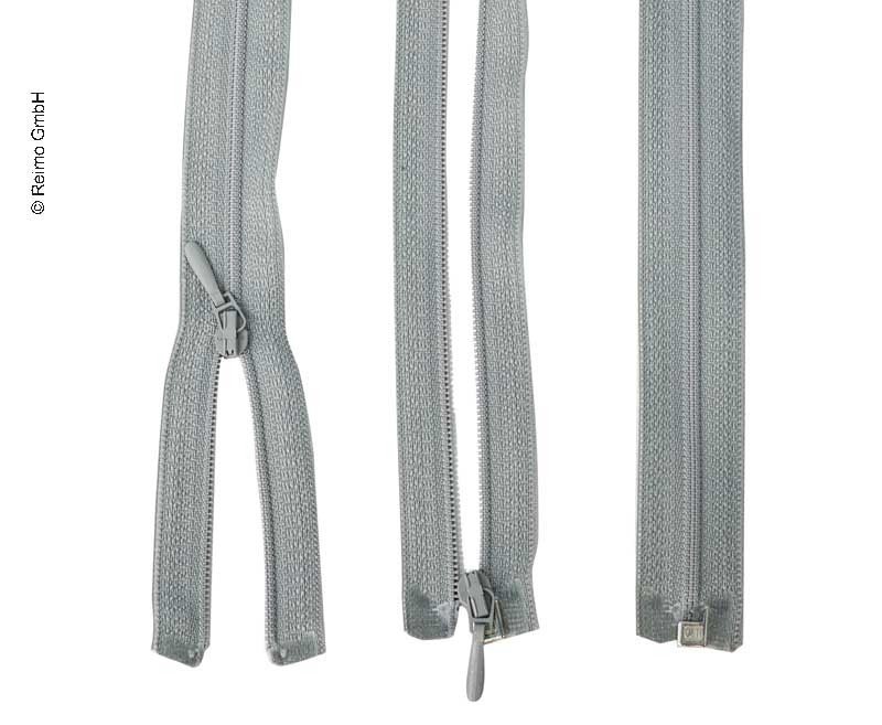 zipper, 170 cm, divisible, grey