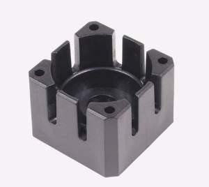 Floor mounting f. Lift table Light black, piece